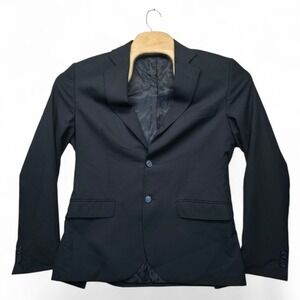 Takeshy Kurosawa Blazer‎ Men's 50 US 40 Black Wool Sport Coat Made in Italy